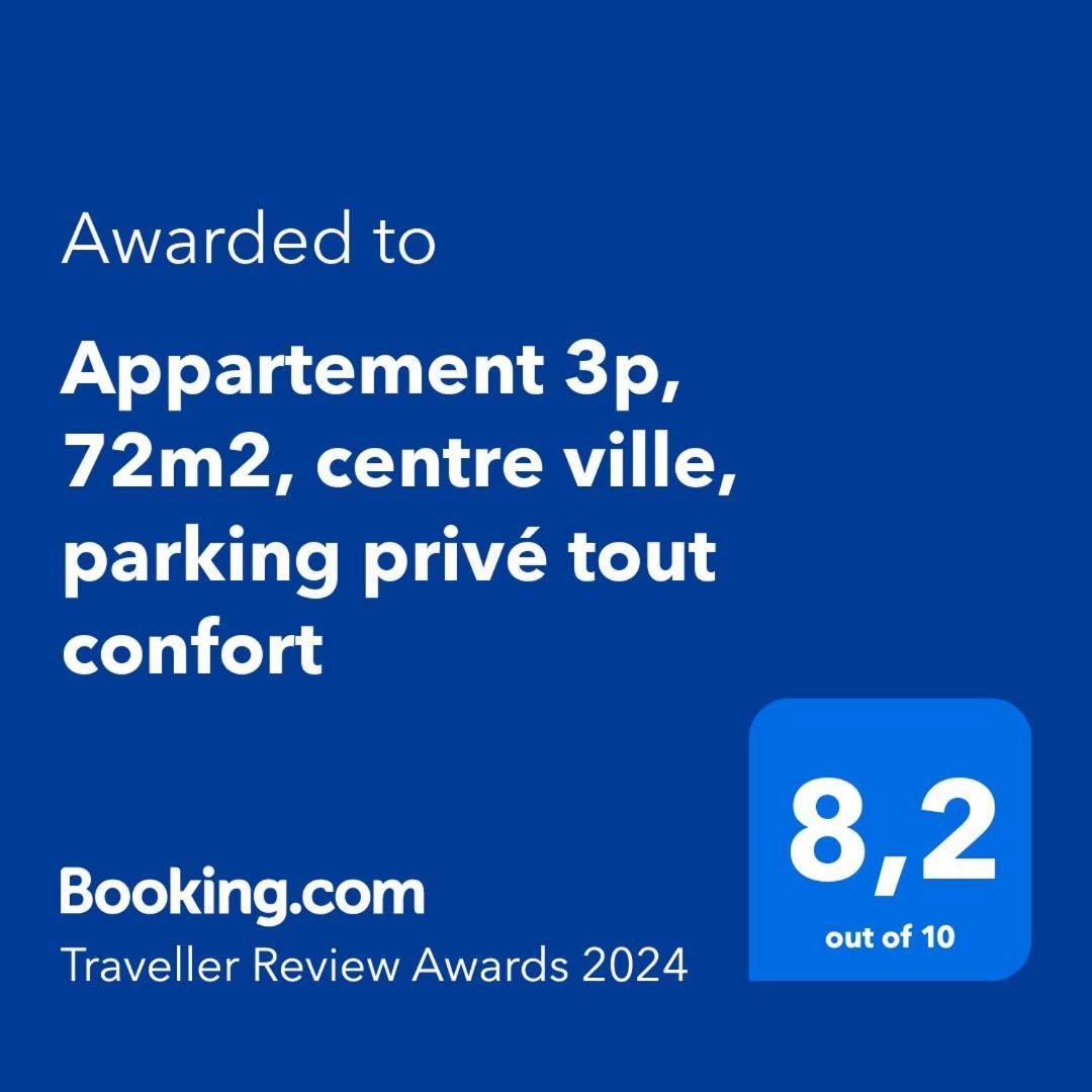 Appartement 3P, 72M2, Centre Ville, Parking Prive Tout Confort ビスカロッス エクステリア 写真
